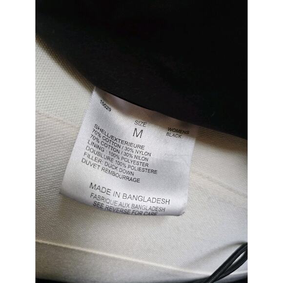 Woolrich Duck Down Quilted Puffer Parka Coat Women's Size M Coyote Fur Trim Long - Picture 6 of 16